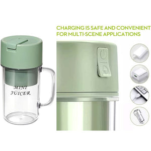 Crusher Juicer 2-in-1 Mini Portable Blender front view