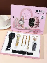 A59 Plus Ladies Smartwatch Set – 5-in-1 Luxury Bundle