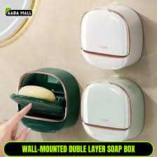 Covered Pot Style Wall-Mounted Soap Box