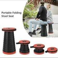 Outdoor Telescopic Stool Retractable Chair Seat