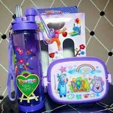 2 in 1 Water Bottle and Lunch Box Gift Set | Gift Box | School Water